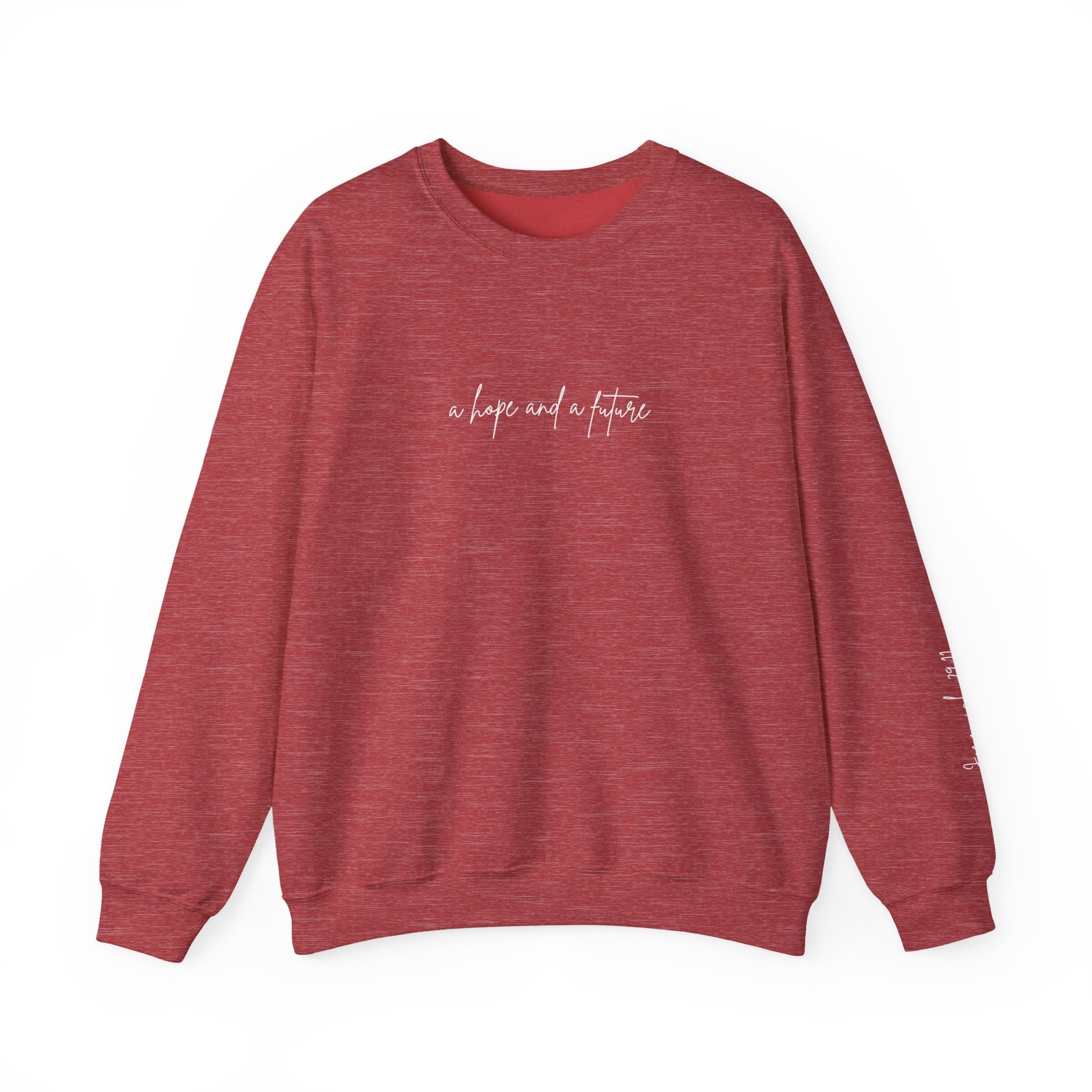 Jeremiah 29:11 Crewneck - White Lettering - 13 colors