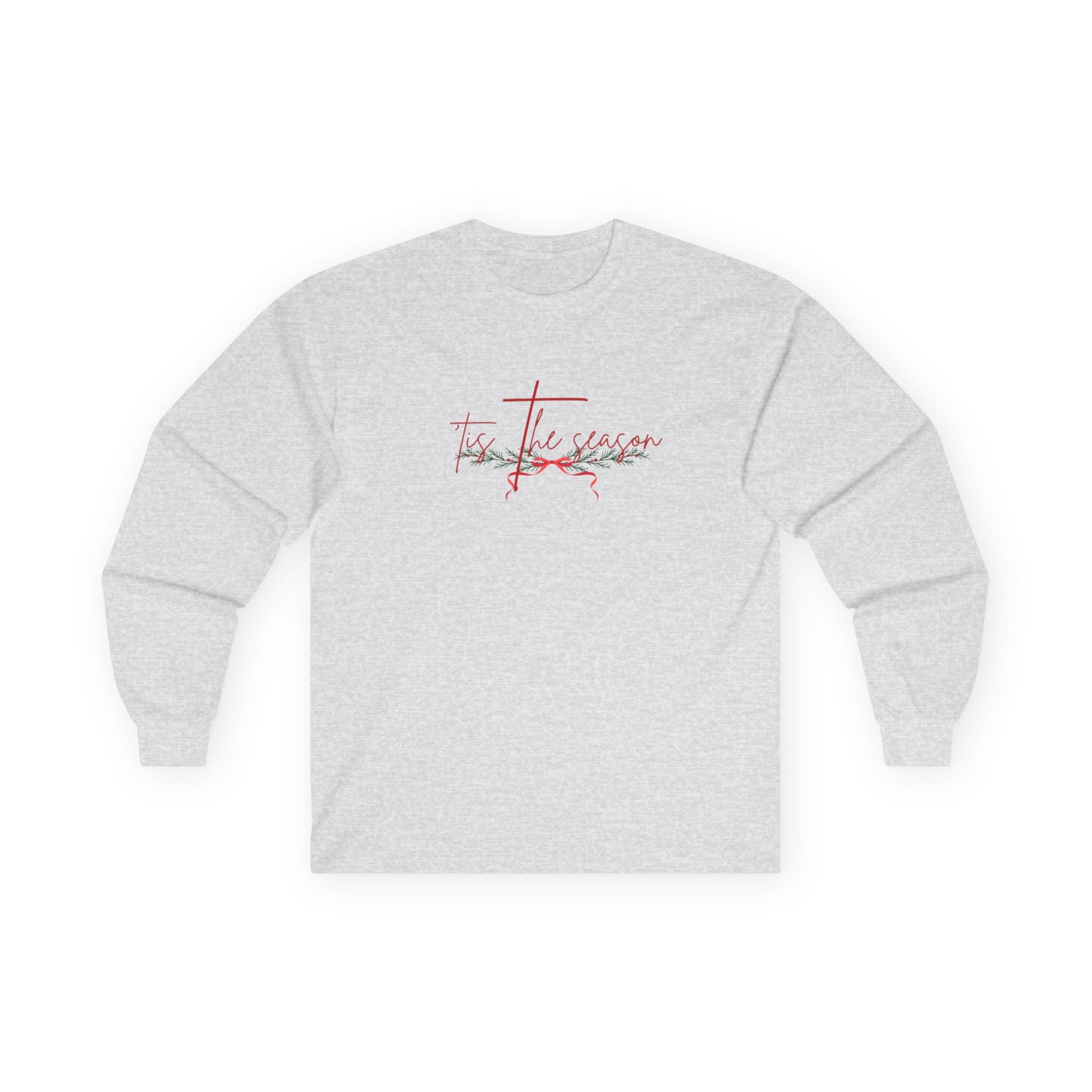 'Tis the Season Cotton Long Sleeve Tee - 8 colors