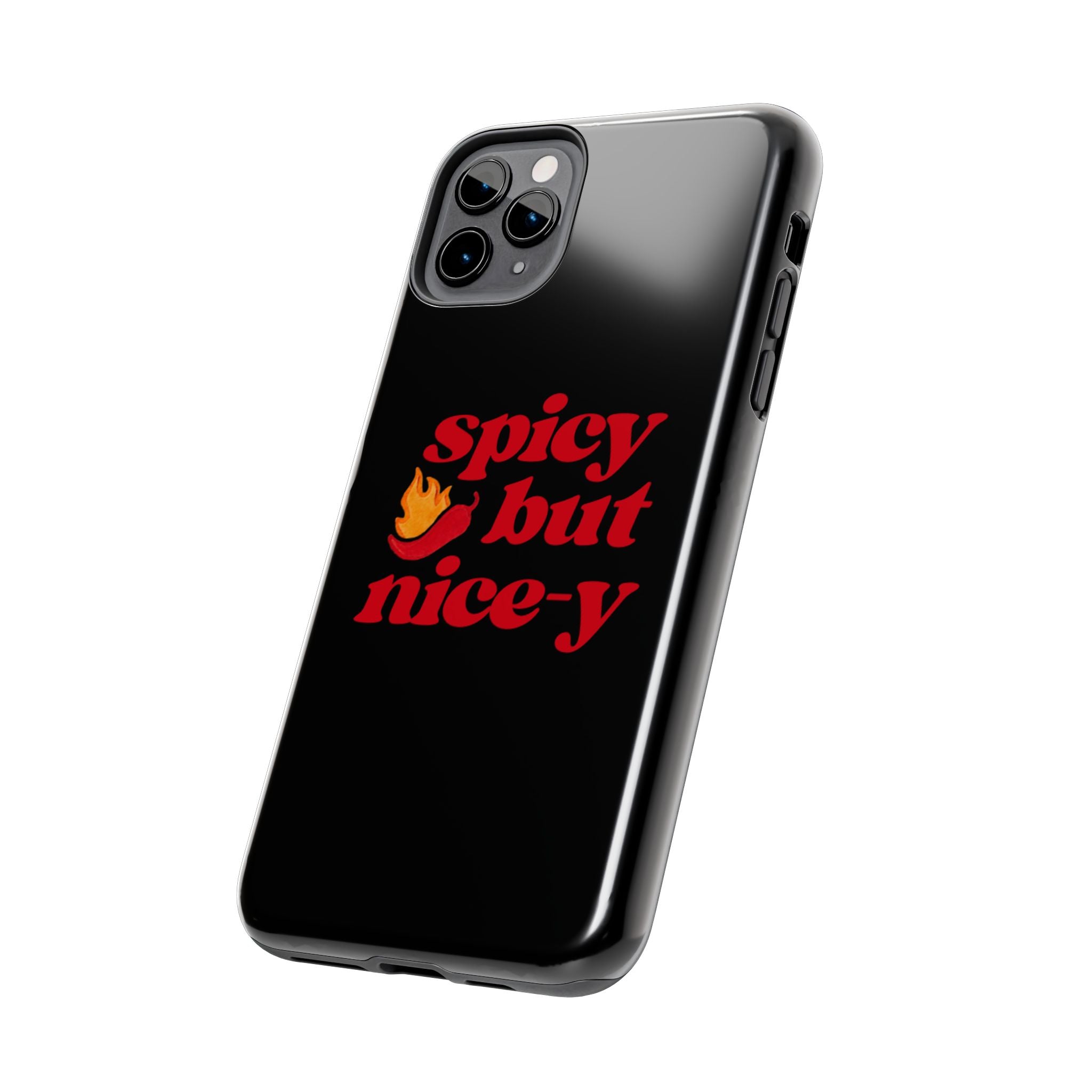 Spicy But Nice-y Black Phone Case