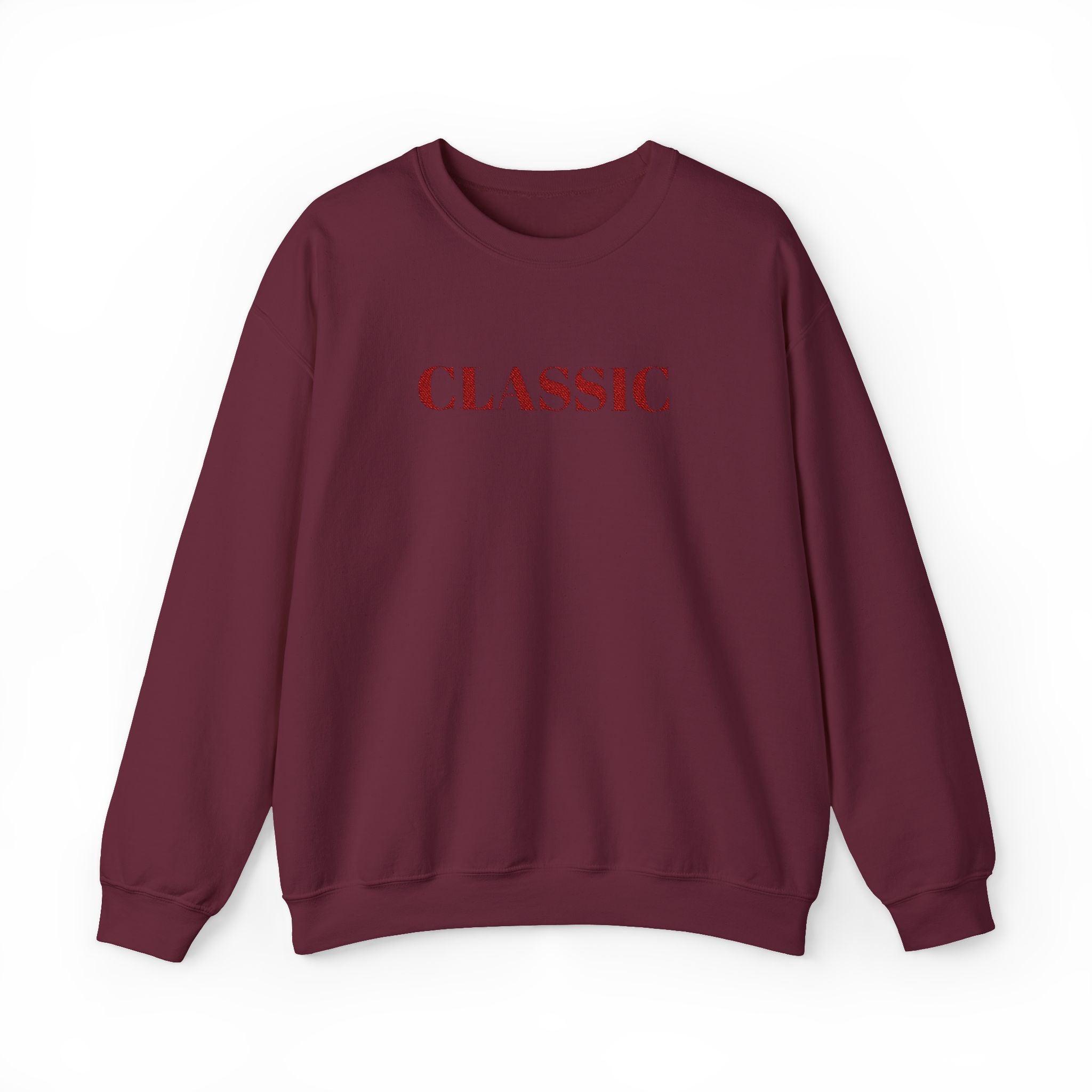 Copy of Classic Crewneck Sweatshirt - Maroon