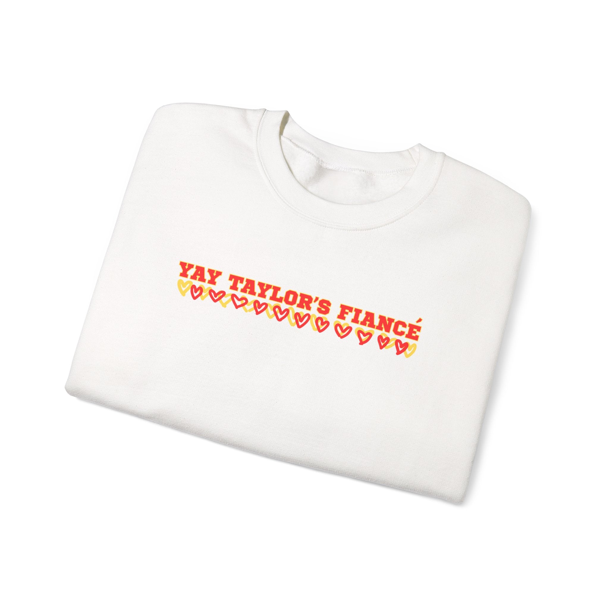 Yay Taylor's Fiancé Hearts Crewneck Sweatshirt - 5 Colors