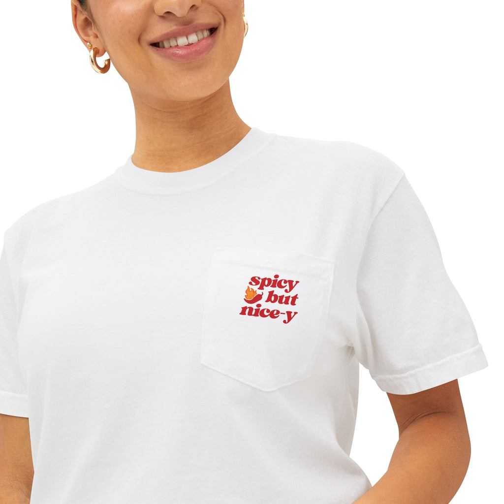Spicy But Nice-y Unisex Pocket T-Shirt - 3 colors