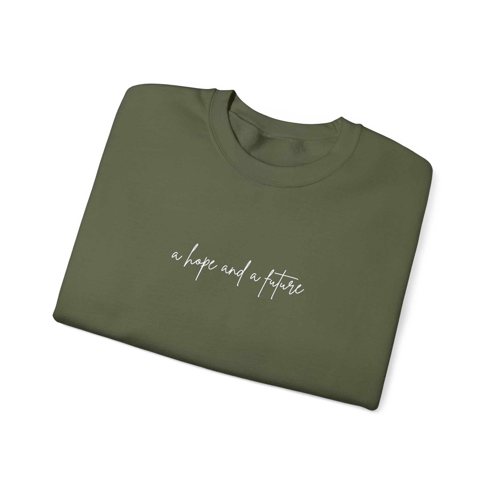Jeremiah 29:11 Crewneck - White Lettering - 13 colors