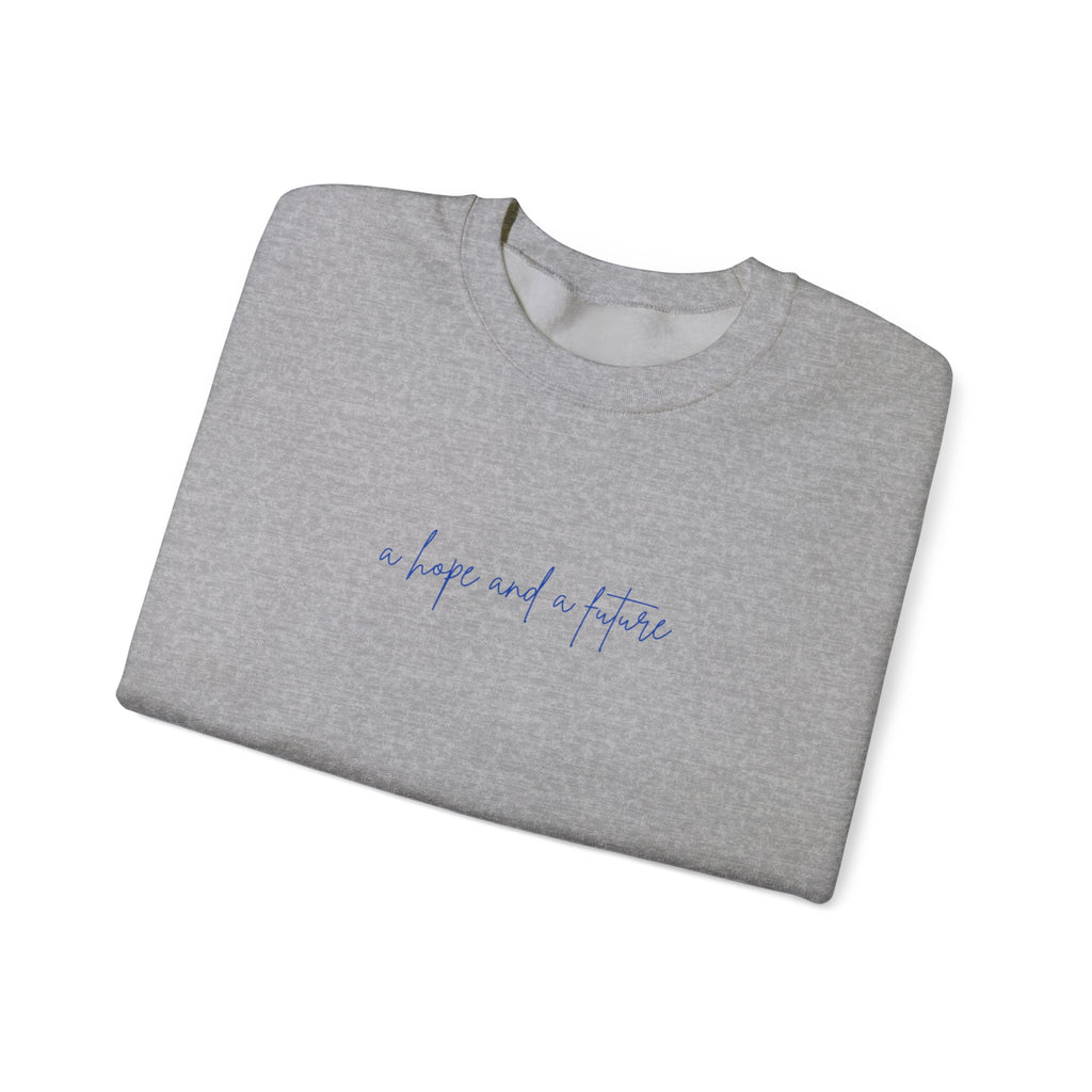 Jeremiah 29:11 Crewneck - Blue Lettering - 8 colors
