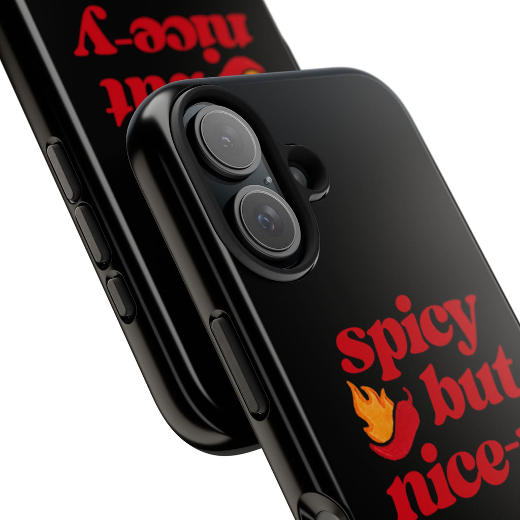 Spicy But Nice-y Black Phone Case