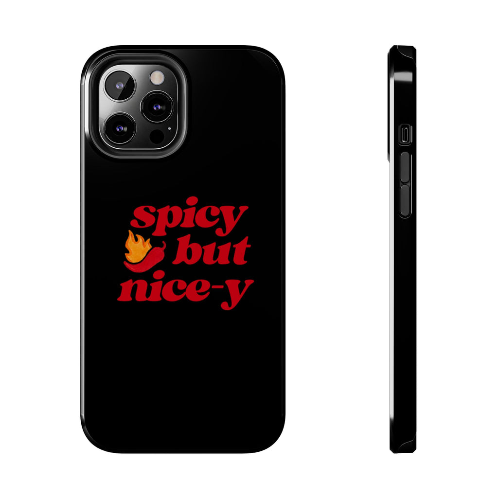 Spicy But Nice-y Black Phone Case
