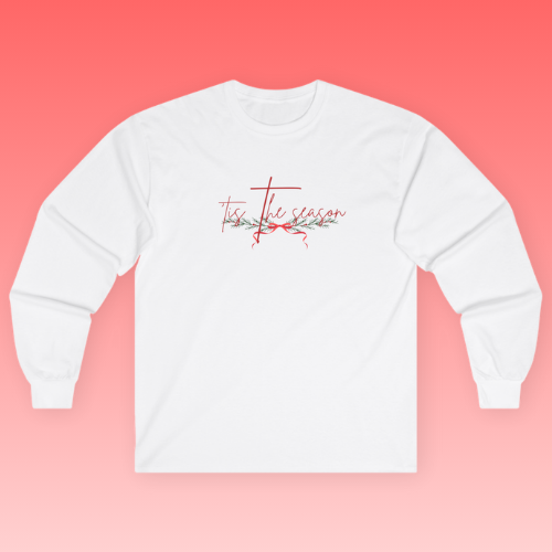 'Tis the Season Cotton Long Sleeve Tee - 8 colors