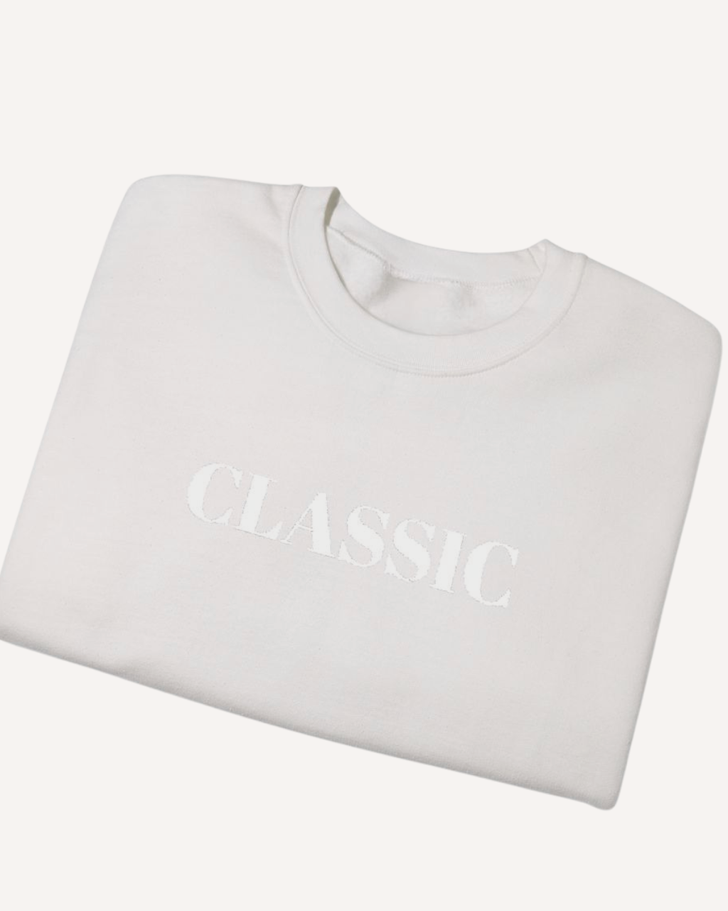 Classic Crewneck Sweatshirt - White
