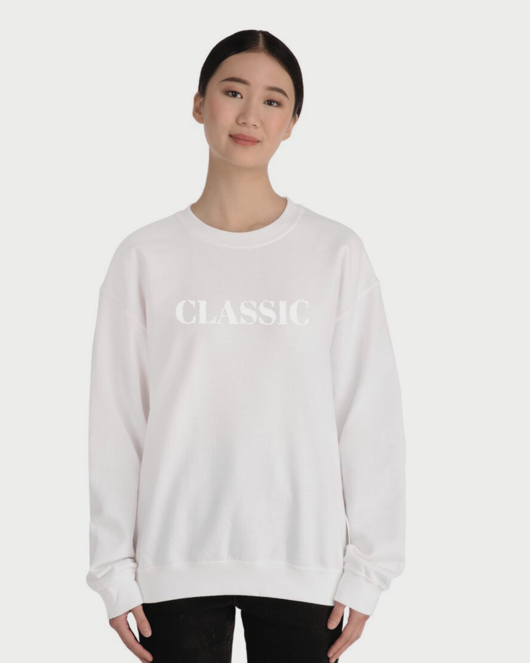 Classic Crewneck Sweatshirt - White