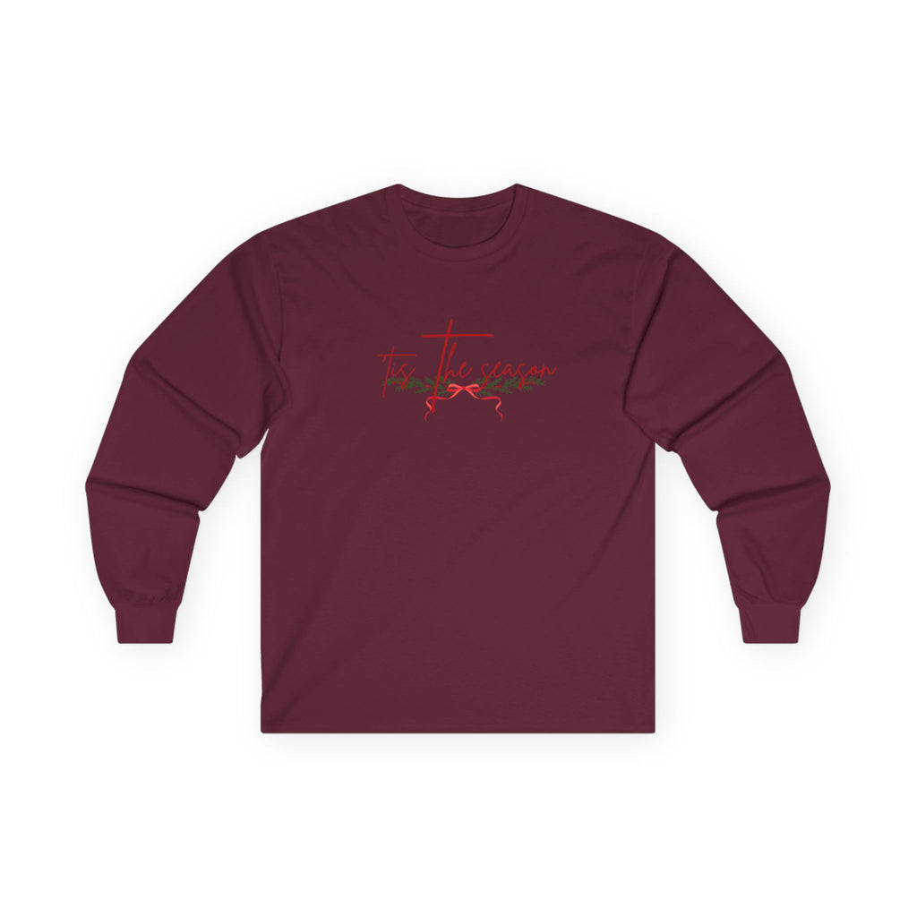 'Tis the Season Cotton Long Sleeve Tee - 8 colors