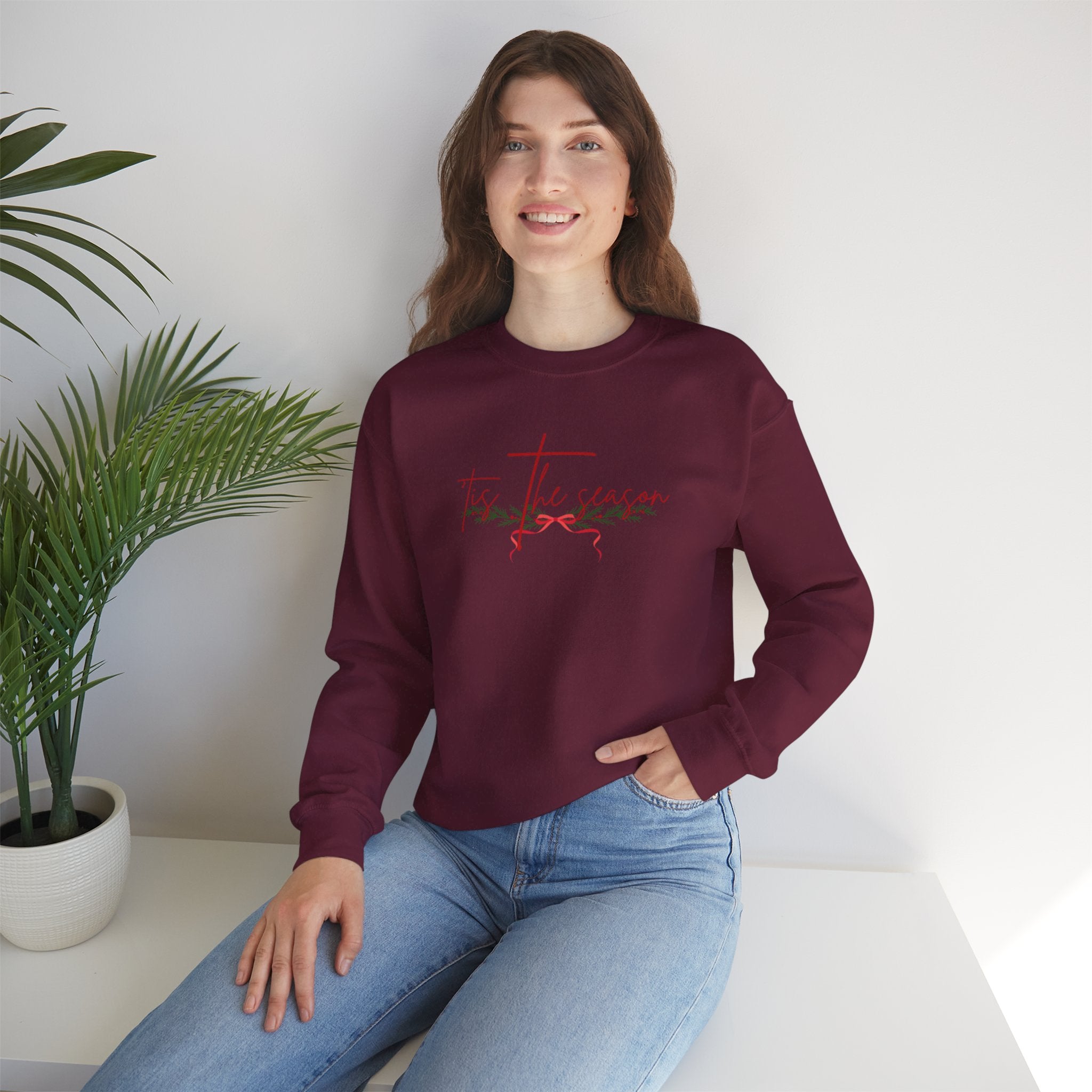 'Tis the Season Crewneck Sweatshirt - 8 colors