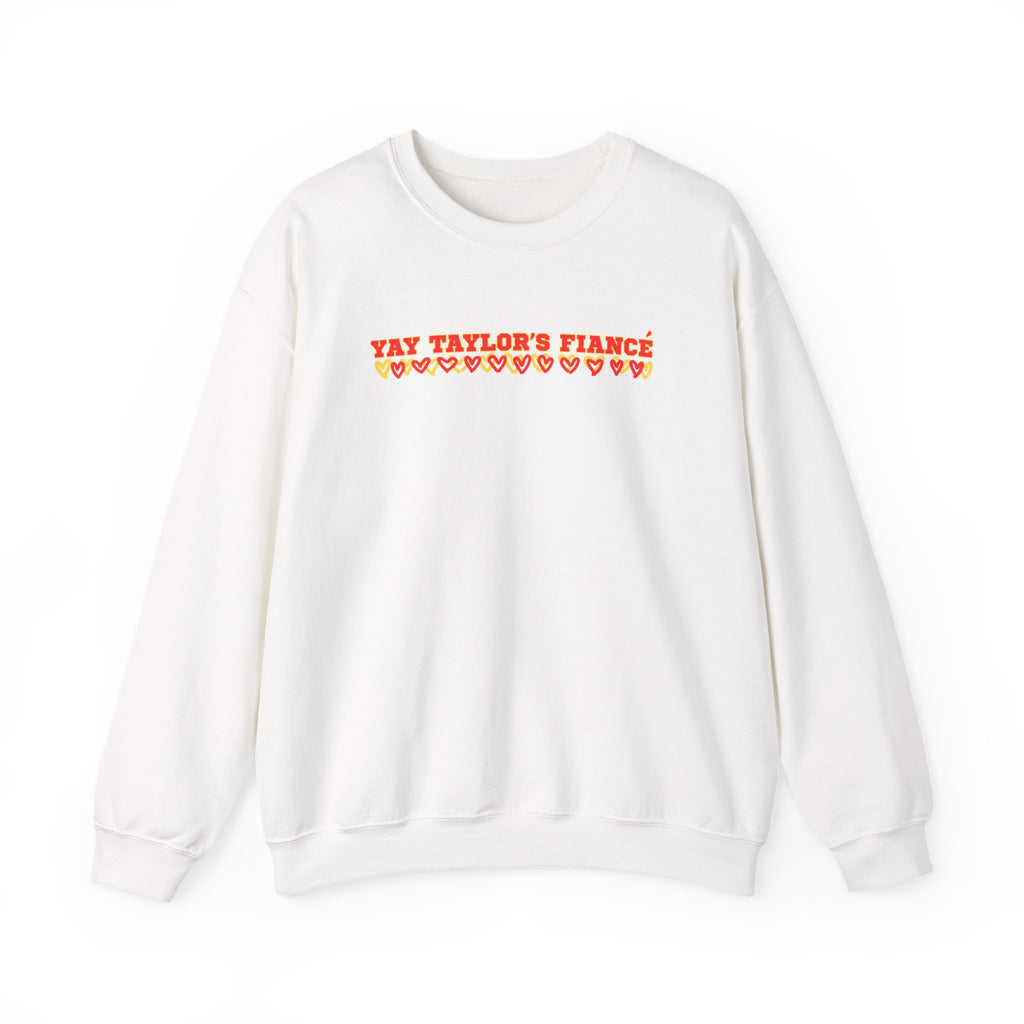 Yay Taylor's Fiancé Hearts Crewneck Sweatshirt - 5 Colors