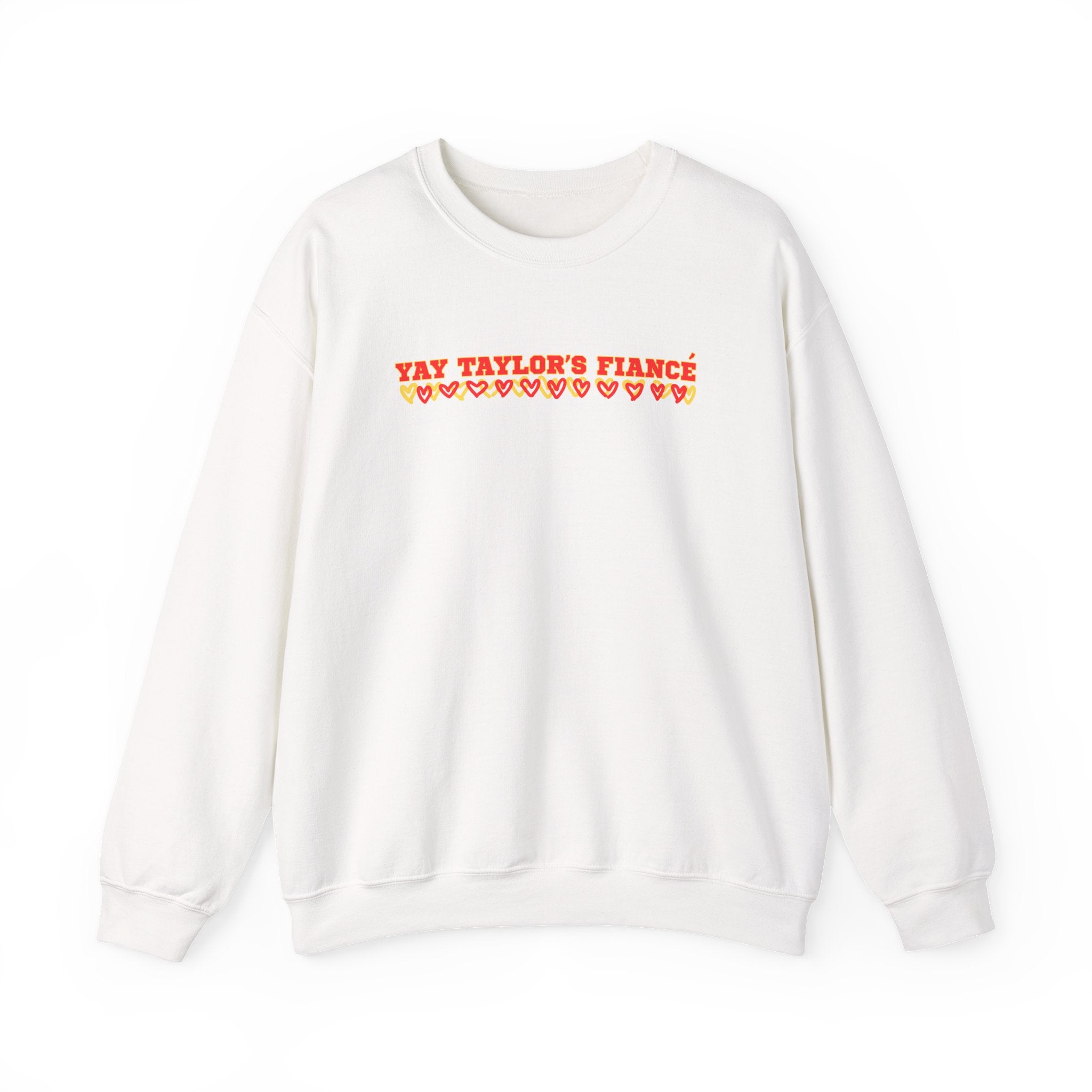 Yay Taylor's Fiancé Hearts Crewneck Sweatshirt - 5 Colors