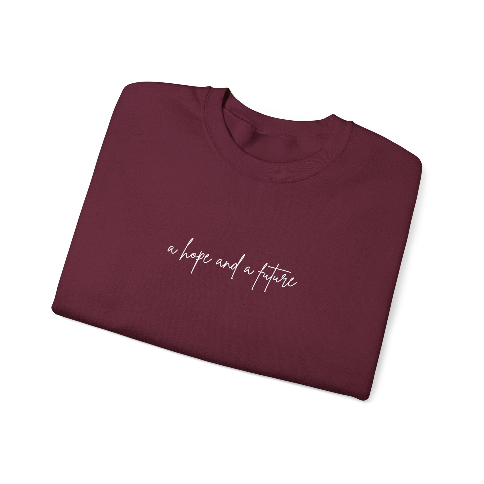 Jeremiah 29:11 Crewneck - White Lettering - 13 colors