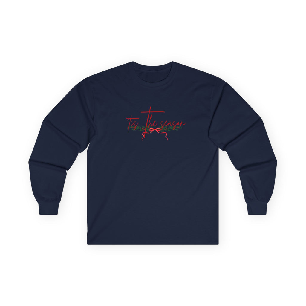 'Tis the Season Cotton Long Sleeve Tee - 8 colors