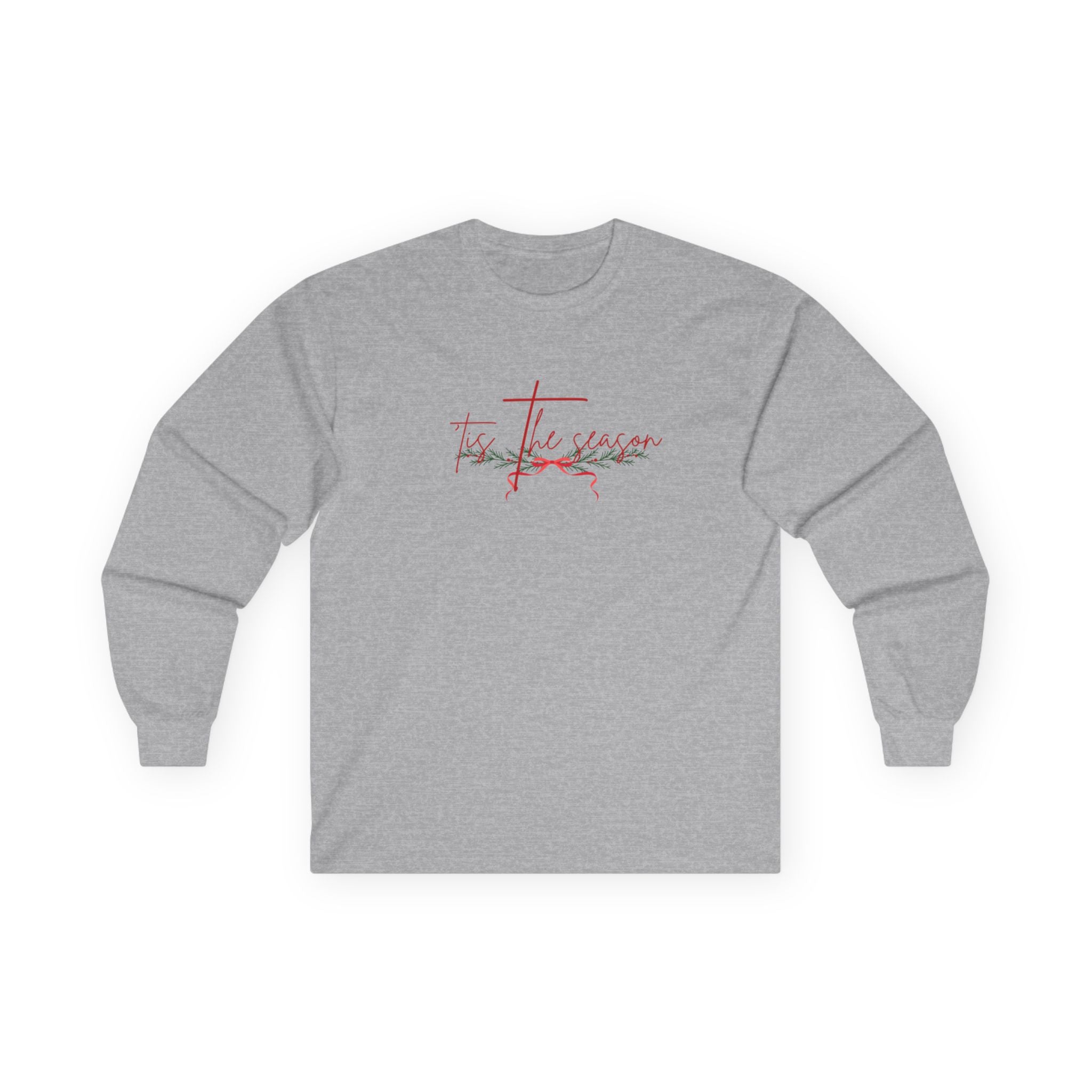 'Tis the Season Cotton Long Sleeve Tee - 8 colors